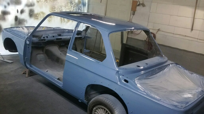 Yaaaaaasssssss...Marina Blue, going on the car in the “paint booth.”